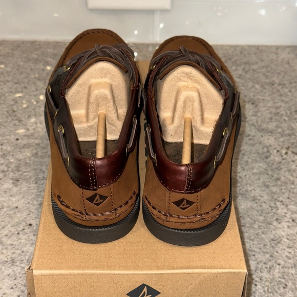 NIB Sperry Men's Authentic Original 2-Eye Boat Shoe Brown Buck - Picture 11 of 13